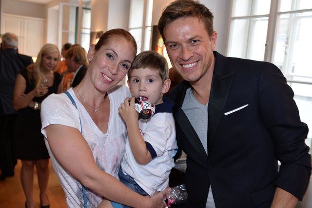 Adriana Zartl, Sohn Luca und Robert Steiner | Foto: Christian Jobst
