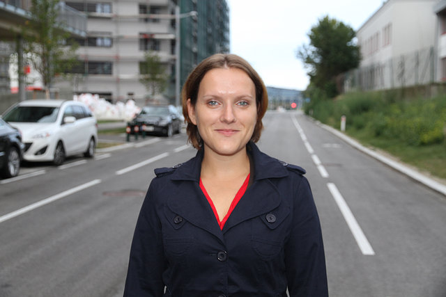 Manuela Mayer möchte eine Parkspur in der Otto-Preminger-Straße. | Foto: Klinger