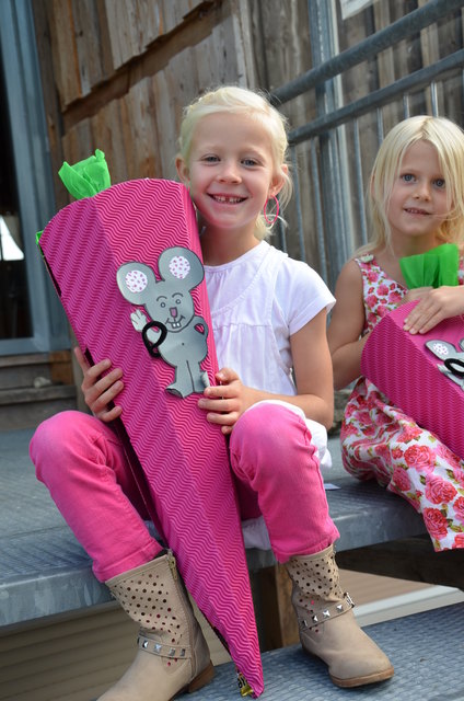 In Oberneukirchen haben die Schulanfänger bereits Schultüten bekommen. | Foto: Erika Ganglberger
