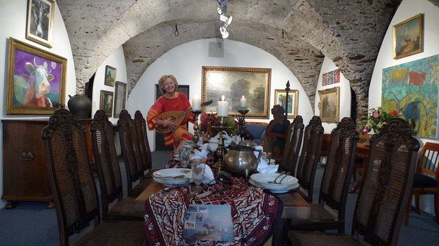 "Tafelrunde" in der Galerie Miklautz | Foto: Kulturinitiative Gmünd