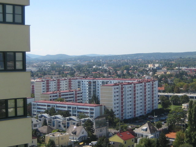 Blick gegen Liesing