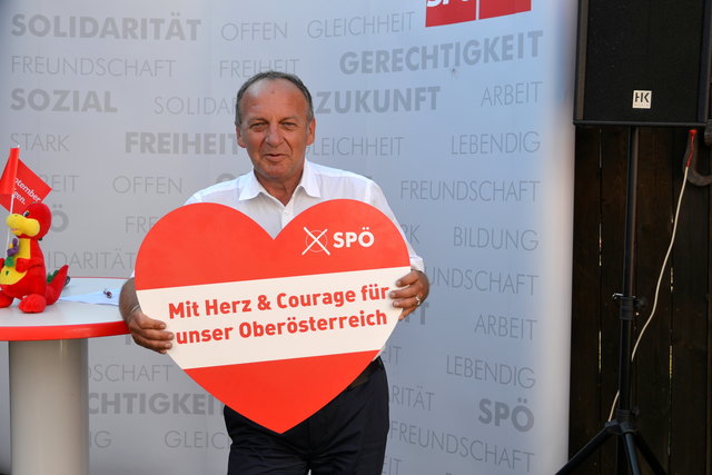 Nationalratsabgeordneter Harry Buchmayr ist Spitzenkandidat der SPÖ.