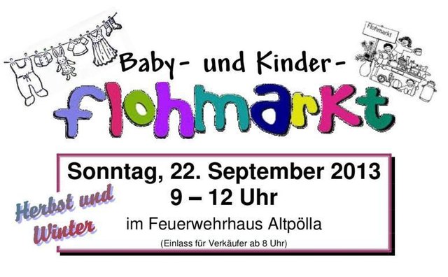 Kurzinfo Herbst-/Winter-Flohmarkt