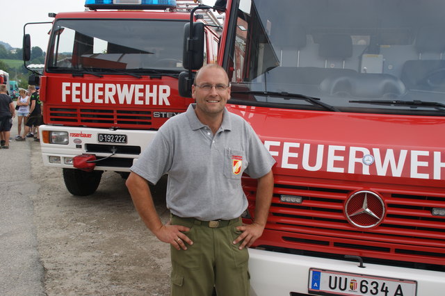 Bernhard Wotschitzky von der Freiwilligen Feuerwehr in Ottensheim ist Anwärter für den Florian 2013.