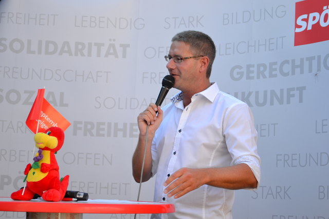 Bezirksgeschäftsführer Andreas Penninger führte durch den Nachmittag.