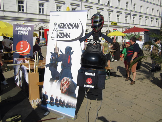 Heuer erstmalig mit dabei war auch der Kendō Verein Kenshikan Vienna.