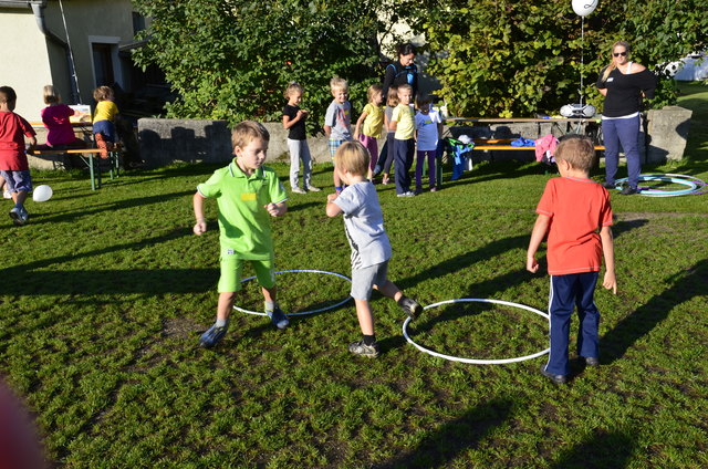 Die Volksschulkinder hatten viel Spaß bei den verschiedenen Stationen. | Foto: Mayr