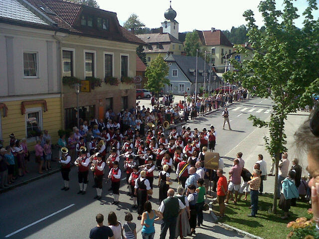 Marschmusikwertung in St. Aegyd