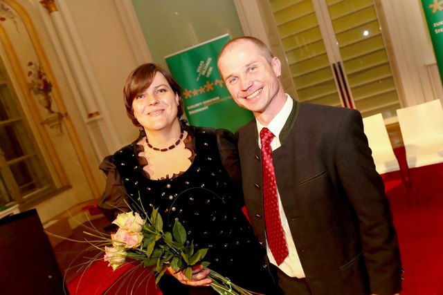 Der Initiator des Wettbewerbs Gerald Gölles mit seiner Gattin Sylvia | Foto: Foto Frankl