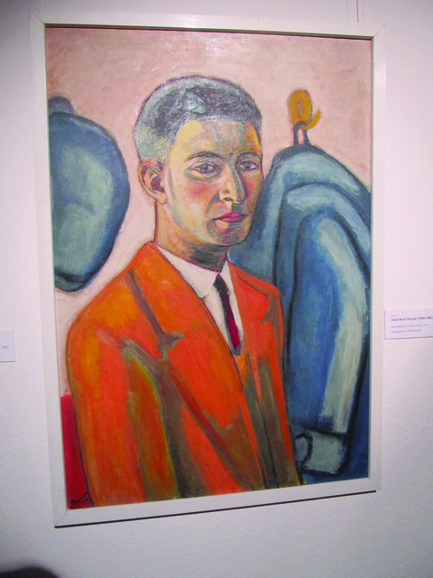 Selbstbildnis von Josef Karl Nerud