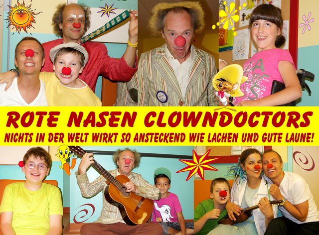 Rote Nasen Clowndoctors in der Klinik Judendorf-Straßengel - Foto: Markus Therisch