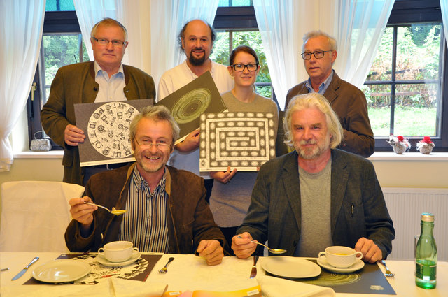 Jakob Koschutnig, Werner Hofmeister (sitzend), Gerhard Liegl, Gottfried Bachler, Stefanie Neugebauer, Ferdinand Kassl (hinten, von links)