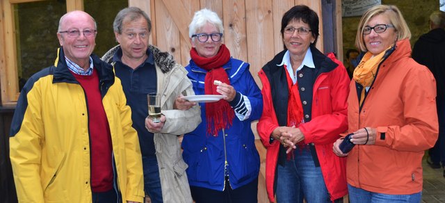 v.l.n.r.: Hansi Steurer, Markus Strohmayer, Marianne Strohmayer-Menguser, Christiana Karches und Fini Steurer.