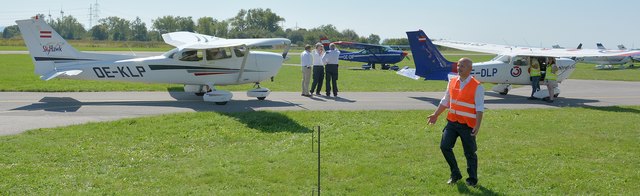 der Ablauf der Flüge war bestens organisiert