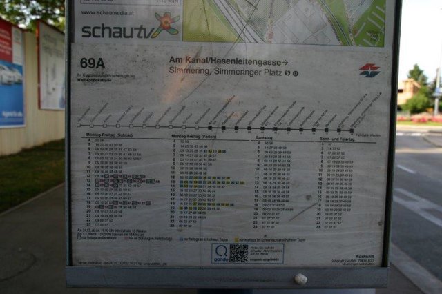 Kommt alle 10 min. inklusive 3-5 min. zu spät