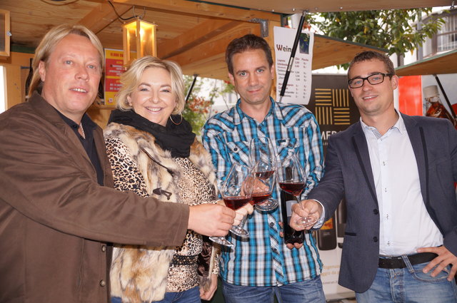 Organisationsteam (v.li.): Sepp Köll (Kaufmannschaft), Nina Bozeva-Olsen (TelfsPark), Christian Santer (Sport- und Veranstaltungszentren) und Stefan Föger (Inntalcenter)