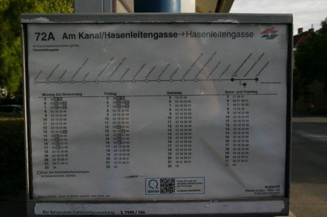 Verkehrt nur im 15 min. Takt