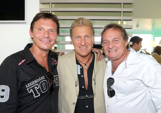 DIE3: Korner, Klement & Frei (v.l.n.r.) werden bei der Sportgala 2013 das Publikum begeistern.