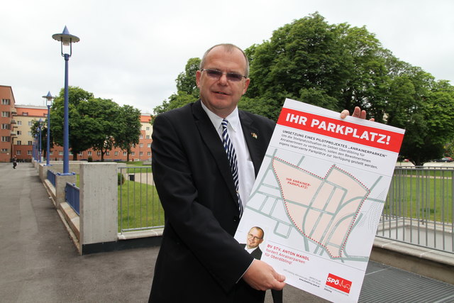 SP-Chef Anton Mandl präsentierte bereits seinen Plan für das Anrainerparken. | Foto: Klinger