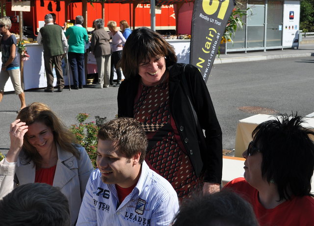 NRätin Gisela Wurm bei den Kandidatinnen der NR Wahl 2013