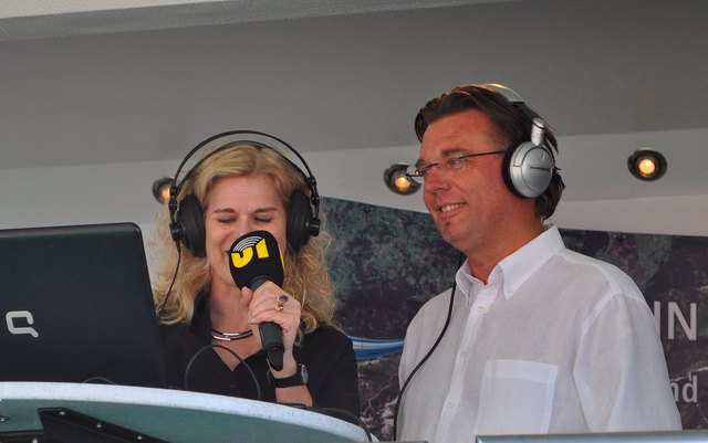 Der Kaltenbacher Bürgermeister Klaus Gasteiger im Interview mit der Radio U1 Moderatorin