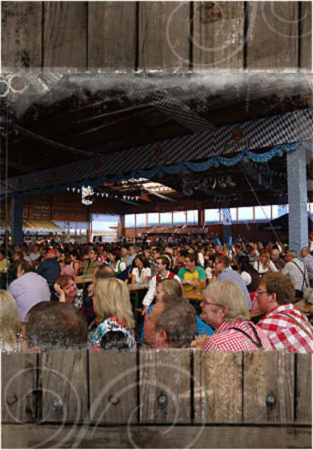 Die volle Stockschützenhalle Traisen