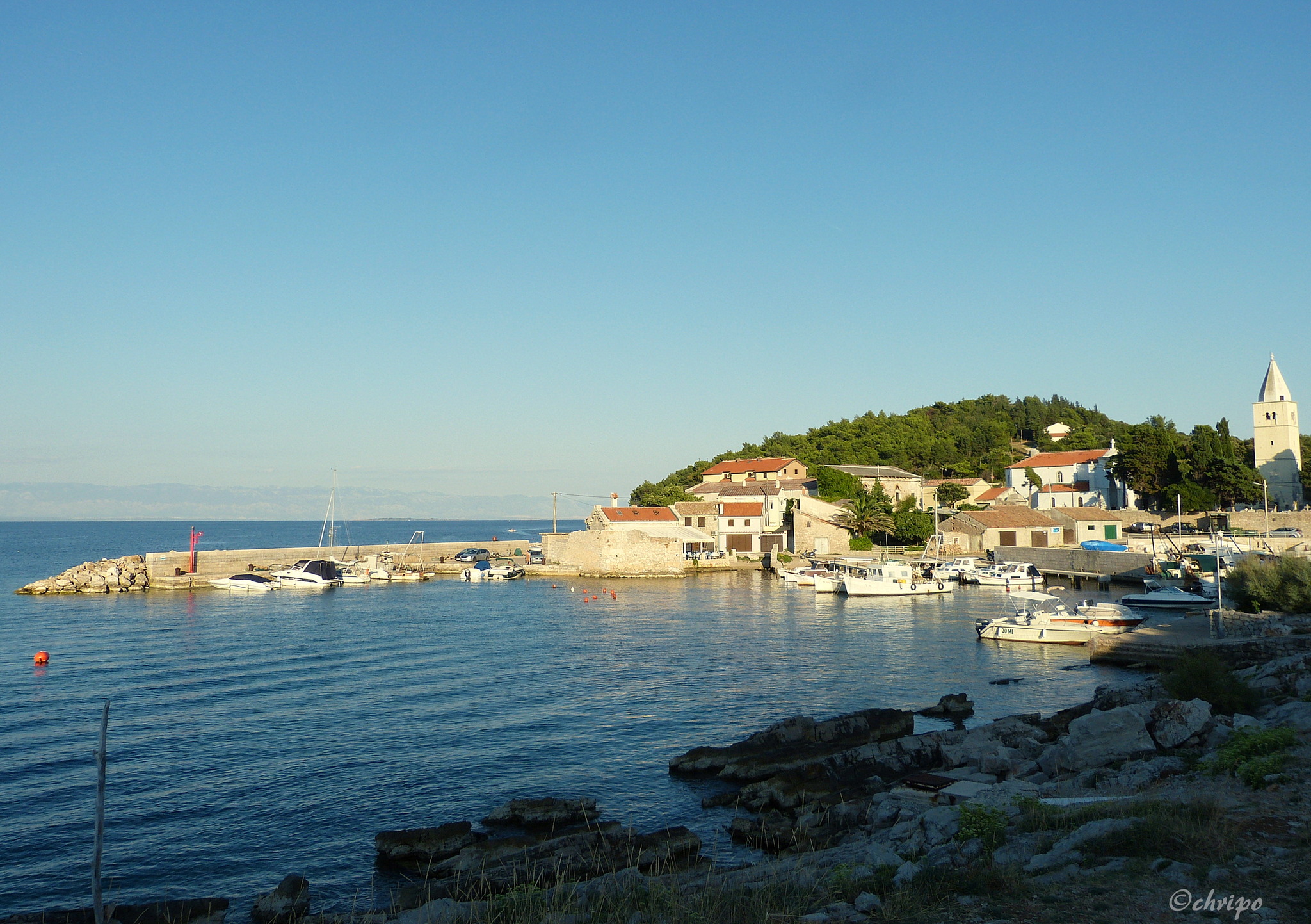 Mali Losinj Bucht und Fischerhafen Sveti Martin Ottakring