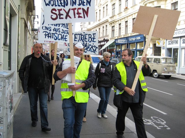Neubau: Demo für bessere Luft: In der Burggasse steigen die Anrainer wegen der enormen Verkehrsbelastung auf die Barrikaden.