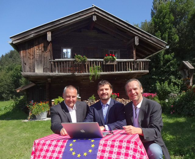 Von links: Martin Reiter, Rafael Stary und Johannes Ausserladscheiter.