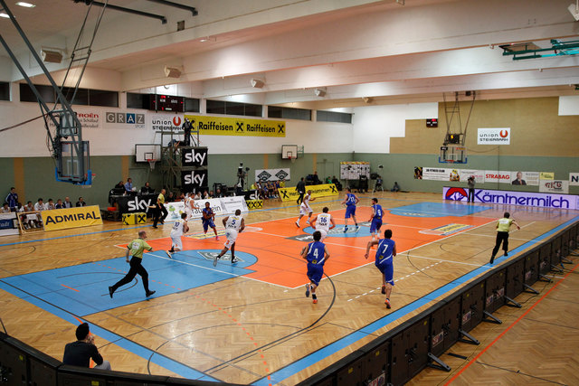 Nicht billig: Die Trainings und Spiele in der Union-Halle und in den übrigen Hallen kosten dem UBSC bis zu 40.000 Euro pro Jahr. | Foto: GEPA