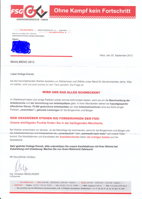 Einfach nur sozialistisch ....