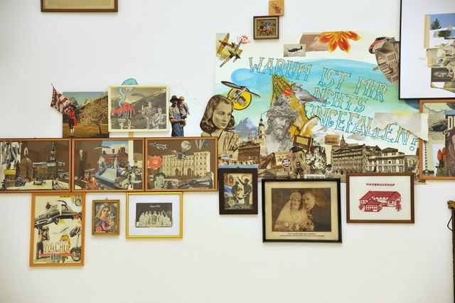 Gastkünstler des CreArt Projekts aus Spanien ,Julio Falagan, zeigt gemeinsam mit dem Linzer Künstler Kurt Lackner eine Installation im Projekt Space des Salzamts. | Foto: Stadt Linz