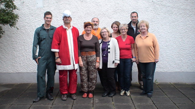 Eifrig am Proben sind die Darsteller der Theatergruppe St. Peter. | Foto: Theatergruppe St. Peter