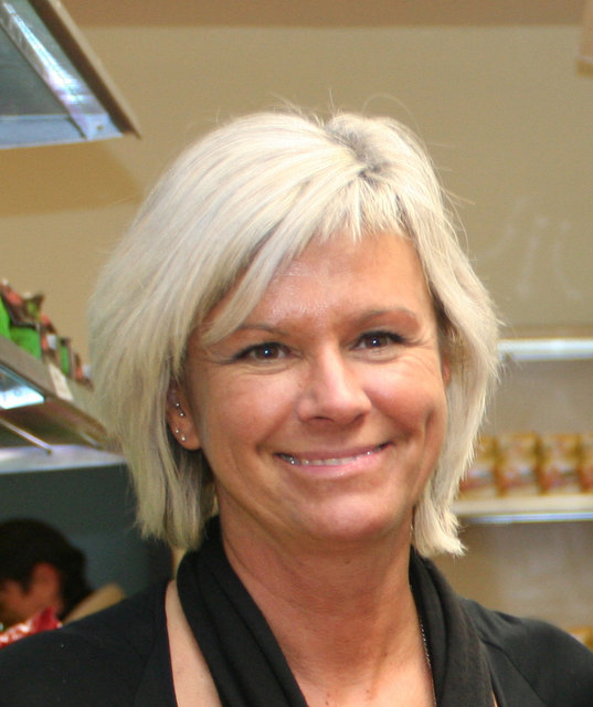 Angela Proksch, Leiterin des VinziMarktes in der Hauffgasse 4a.