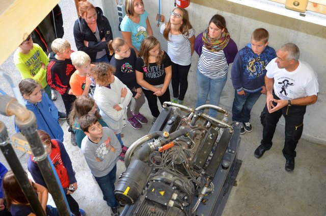 Die Holzvergaseranlage - ein Kernstück des gesamten Betriebes!