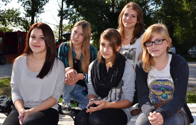Girlpower: Julia, Laura, Kathrin, Nina und Lisa (v.l.n.r.).