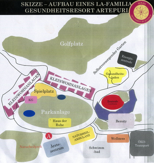 So sieht das Modell von Lukmanns Gesundheitsresort aus. Der Golfplatz ist keine Muss-Bedingung.