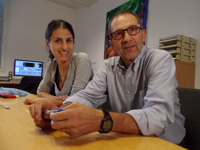 Ein starkes (Sende-)Team: Preisträger Rudolf Vajda mit seiner neuen Redakteurin Yurdagül Sener