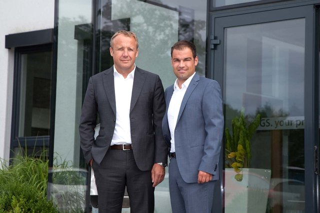 SGS-Geschäftsführer Werner Griesmaier (li.) und Markus Wolfesberger (re.). | Foto: SGS