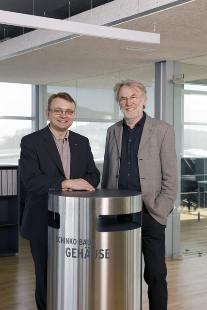 Die Schinko-Geschäftsführer Gerhard Lengauer und Michael Schinko (v. l.). | Foto: Schinko