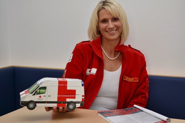 Doris Hoheneder ist mit Freude seit der Eröffnung der Rot-Kreuz-Ortsstelle engagiert.