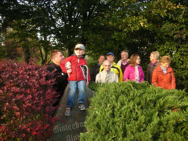 Die Besucher aus Winterbach freuten sich natürlich besonders über den "Winterbach-Platz" in Gleisdorf. | Foto: kk