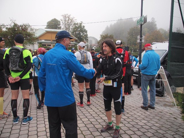 Letzte Plaudereien vor dem Start