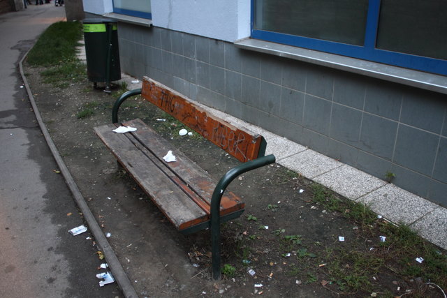 Parkbank in der Kramreitergasse