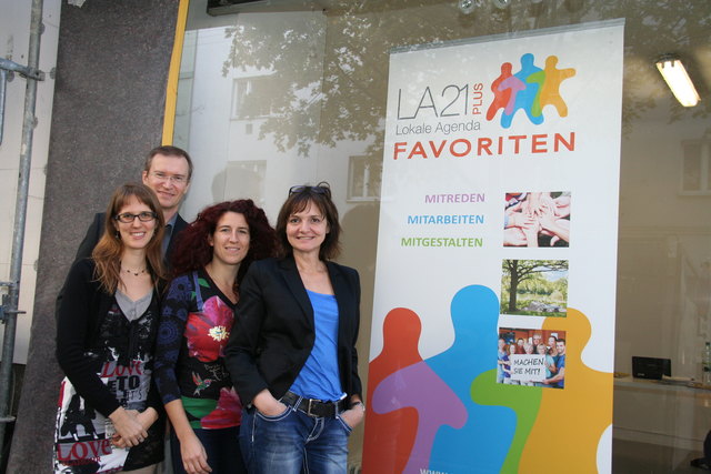Das Team der Agenda: Katja Arzberger, Hans Emrich, Sandra Herschkowitz und Hermine Steinbach-Buchinger (v.l.).