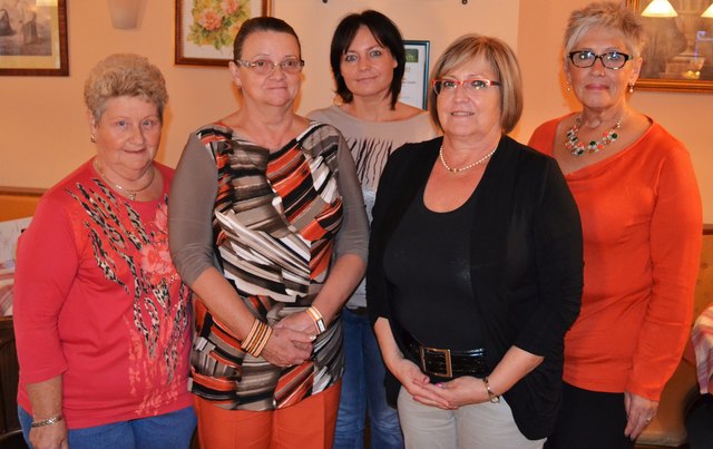 Freuen sich auf die Tätigkeit: Anita Wehinger, Susanne Redl, Karin Schäfer, Gertrude Rein und Margarethe Edel.