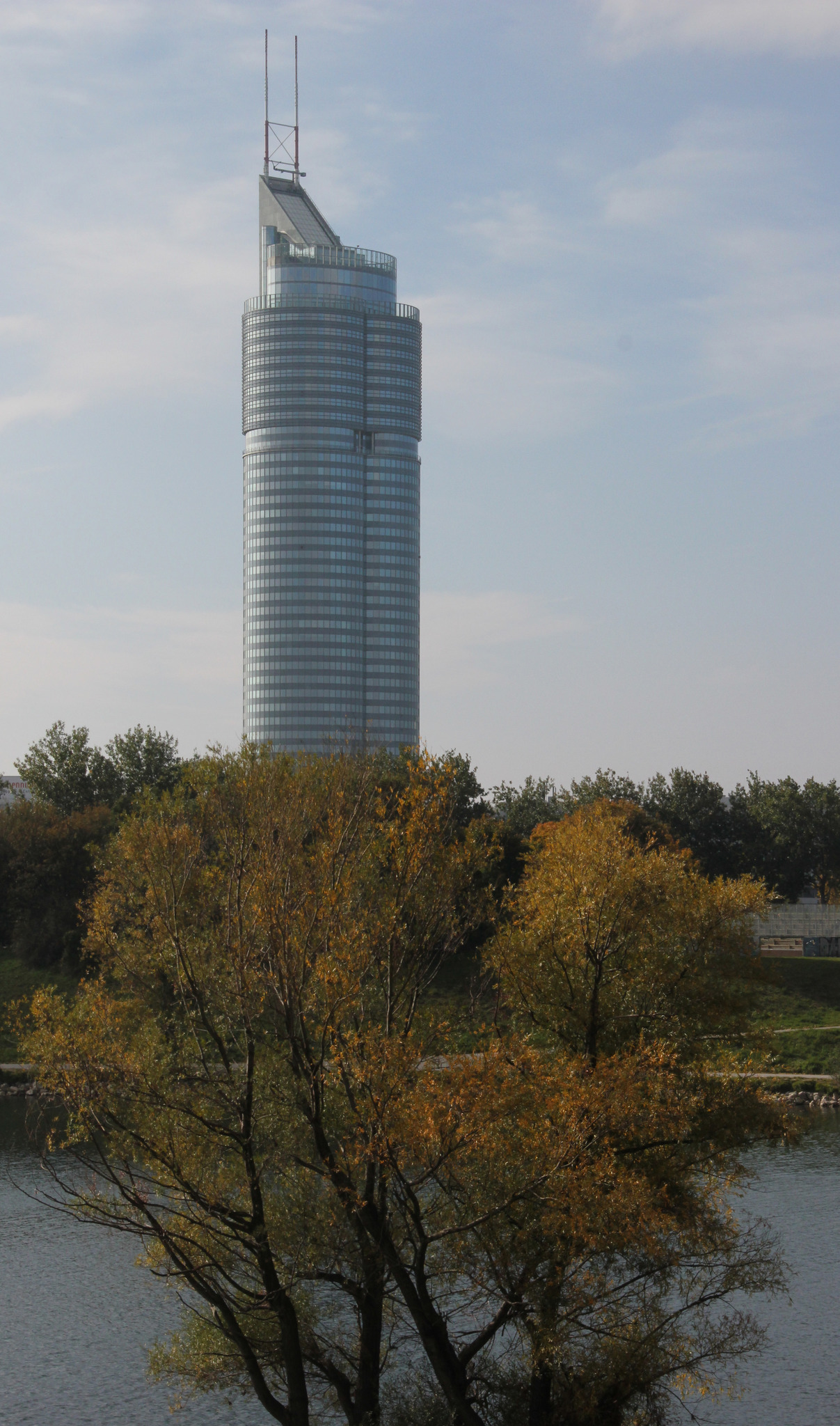 Wien über der Donau Donaustadt