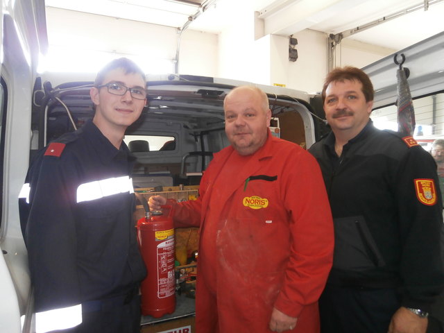 Martin Cerny, Franz Dworak, Kdt. Michael Weber | Foto: FF Drosendorf