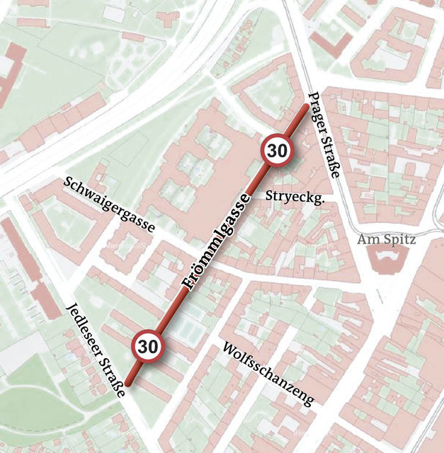 21. Bezirk: Die 30er Zone in der Frömmlgasse wird oft übersehen: Anwohner fordern jetzt eine bessere Kennzeichnung von Tempo 30 durch Bodenmarkierungen.Zum Artikel geht's hier