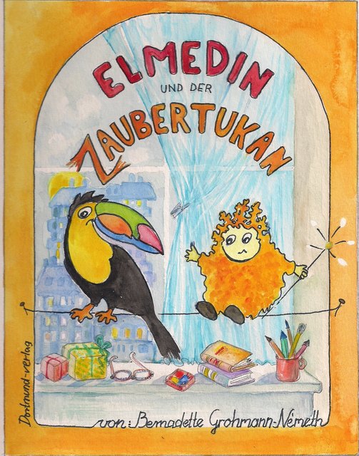 Elmedin Und Der Zaubertukan Bernadette Grohmann Nemeth Prasentiert Ihr Kinderbuch Fur Kranke Kinder Im Spital Brigittenau